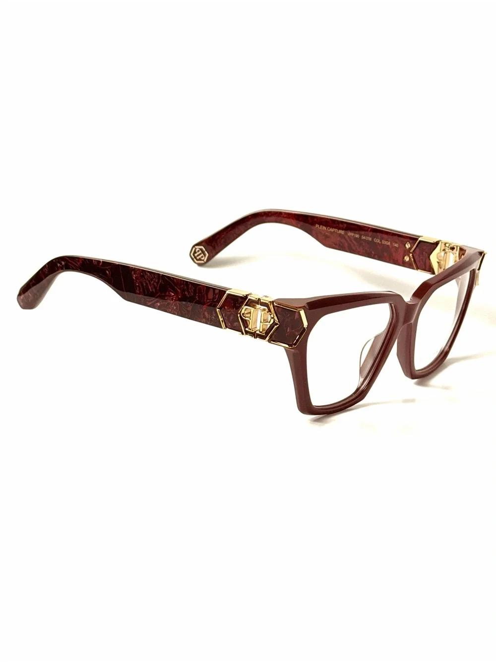 Philipp Plein VPP190 3G6 Eyeglasses Authentic Red Full Rim 54mm VPP 190